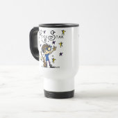 Mug De Voyage Vedette du rock de brune (Devant gauche)