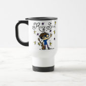 Mug De Voyage Vedette du rock de brune (Gauche)