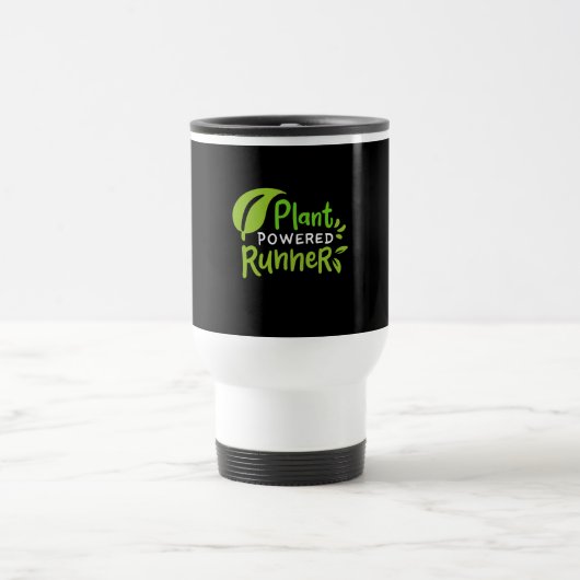 Mug De Voyage Vegan - Plante Powered Runner (Centre)