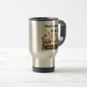 Mug De Voyage Végétation personnalisée et conception d'espace de (Devant droit)