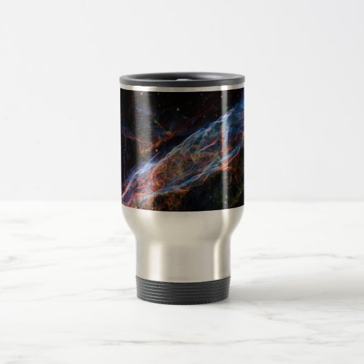 Mug De Voyage Veil Nebula Supernova Reste Télescope Hubble (Centre)