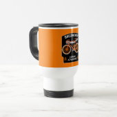 Mug De Voyage Vélo de randonnée à vélo (Devant gauche)