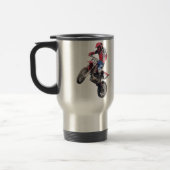 Mug De Voyage Vélo rouge de saleté (Gauche)
