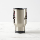 Mug De Voyage Vélo rouge de saleté (Centre)