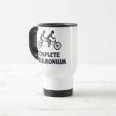 Mug De Voyage Vélo tandem Tandemonium complet (Devant gauche)