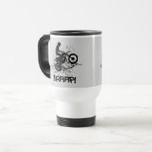 Mug De Voyage Vélos Motocross Dirt Bikers Boud Splatter Braap! (Devant gauche)