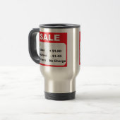 Mug De Voyage vente de neutrons d'électrons de protons (Devant gauche)