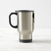 Mug De Voyage ver avec lunettes de soleil (Gauche)