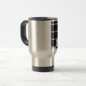 Mug De Voyage vérifier le motif (Devant gauche)