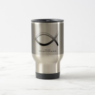 Mug De Voyage Vers chrétien d'écriture sainte d'Ichthys de