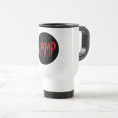 Mug De Voyage Version du texte Vamp (noir/rouge) (Devant droit)