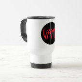 Mug De Voyage Version du texte Vamp (noir/rouge) (Devant gauche)