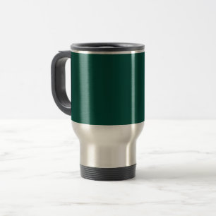 Mug De Voyage Vert bleu (roue couleur) Vert profond de la mer