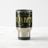 Mug De Voyage Vert camouflage militaire de l'armée (Centre)