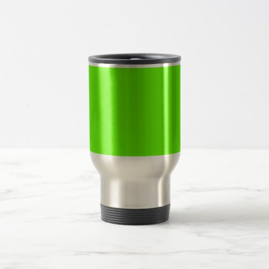 Mug De Voyage Vert clair (couleur solide) (Centre)