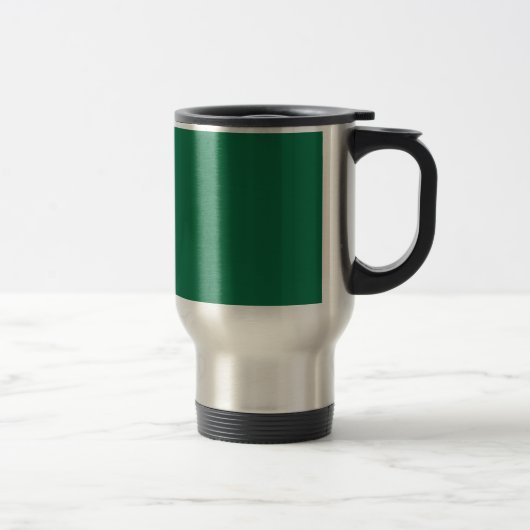 Mug De Voyage Vert Foncé (Droit)