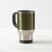 Mug De Voyage Vert Uni (Devant gauche)