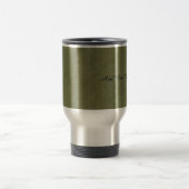 Mug De Voyage Vert Uni (Centre)