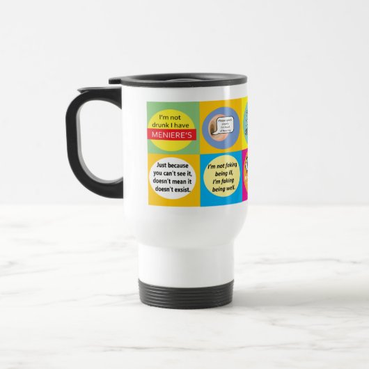 Mug De Voyage Vestibulaire du syndrome meniere (Gauche)