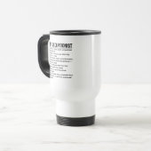 Mug De Voyage Vet réceptionniste (Devant gauche)