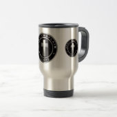 Mug De Voyage Vétéran de l'armée du corps aumônier (Devant droit)