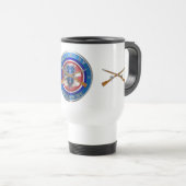 Mug De Voyage Vétéran d'infanterie  (Devant droit)