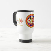 Mug De Voyage Vétéran du Corps des transmissions (Devant gauche)