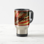 Mug De Voyage Vétéran fier, camionnette américaine (Devant droit)