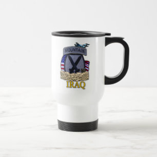 Mug De Voyage vétérans de la 10ème division de montagne iraq vét