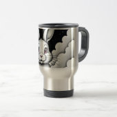 Mug De Voyage Vibes célestes relaxantes Lapin Céleste (Devant droit)