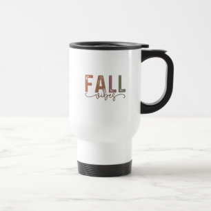 Mug De Voyage Vibes d'automne arc-en-ciel