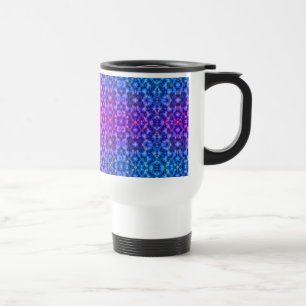 Mug De Voyage Vibes Magenta-Bleu de refroidissement