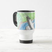 Mug De Voyage Vibrations de village (Devant gauche)