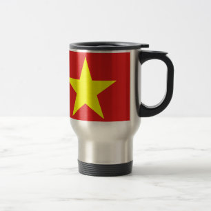 Mug De Voyage Viêt Nam Drapeau Jaune Star Voyage Musique