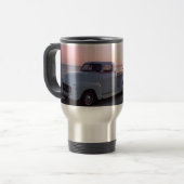 Mug De Voyage Vieux camion et 'mustang 66 faits sur commande sur (Devant gauche)