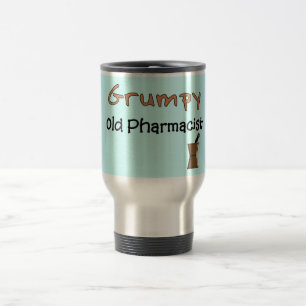 Mug De Voyage Vieux T-shirts et cadeaux grincheux de pharmacien