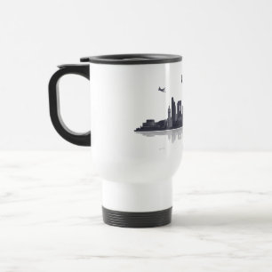 Mug De Voyage Ville de Duesseldorf Skyline tasse/Mug/grande