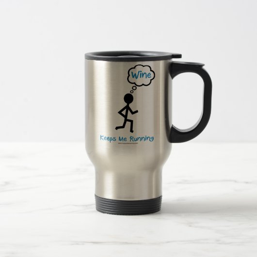 Mug De Voyage Vin - me continue le fonctionnement (Droit)