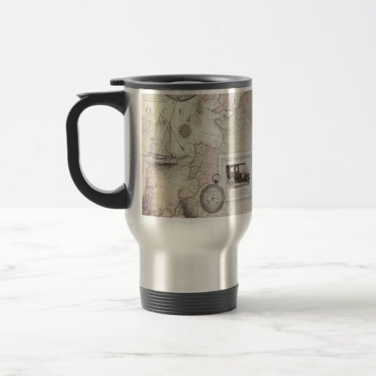 Mug De Voyage Vintage (Gauche)