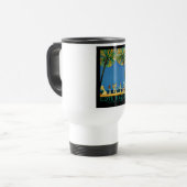 Mug De Voyage Vintage Côte d'Azur (Devant gauche)