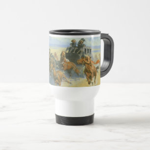 Mug De Voyage Vintage Cowboy, Downing Nigh Leader, Remington