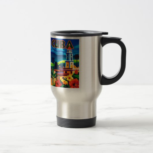 Mug De Voyage Vintage Cuba (Droit)