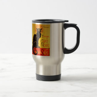 Mug De Voyage Vintage Tournee de Conversation Noir Chat Noir