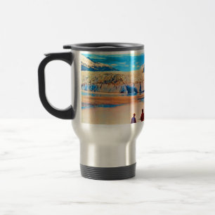 Mug De Voyage Vintage USA Alaska Mendenhall glacier Juneau