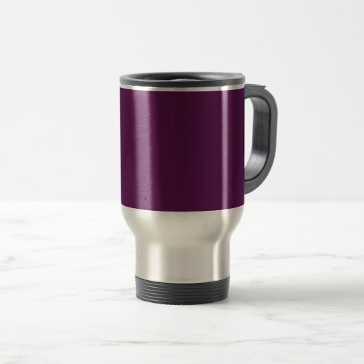Mug De Voyage Violet de raisin (Devant droit)