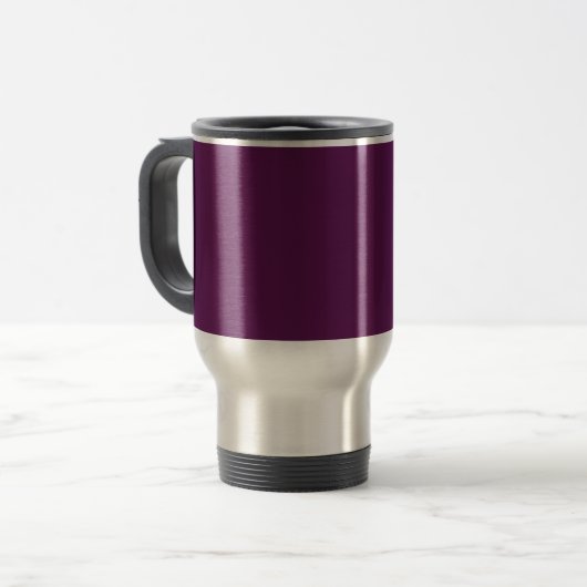 Mug De Voyage Violet de raisin (Devant gauche)