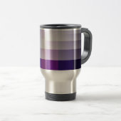 Mug De Voyage Violet et blanc (Devant droit)