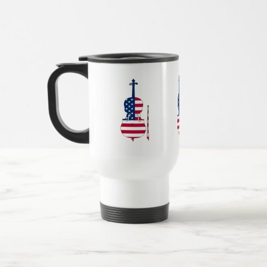 Mug De Voyage Violon américain (Gauche)