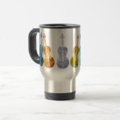 Mug De Voyage Violoncelles multicolores (Devant gauche)