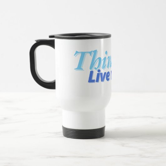 Mug De Voyage Vis Plus, Stress Moins" (Gauche)